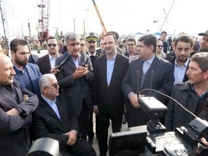 «رضا مسرور» در حاشیه مراسم ورود نخستین محموله تجاری از بندر نینگبو چین