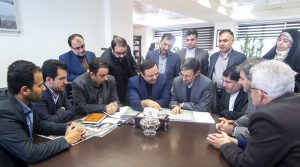 رئیس کمیته امداد امام خمینی (ره) در نشست با رییس هیات مدیره و مدیرعامل سازمان منطقه آزاد انزلی