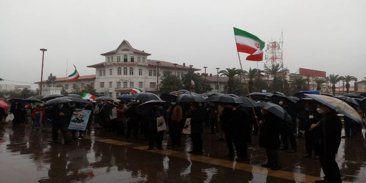 مراسم چهل وسومین سالگرد پیروزی انقلاب اسلامی ایران در گیلان برگزار شد