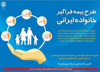 طرح فراگیر بیمه خانواده ایرانی، الگویی هدفمند درمسیر گسترش عدالت اجتماعی