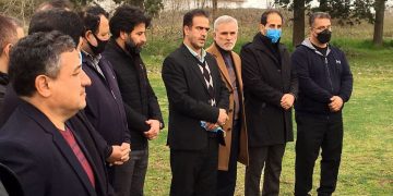 حضور مدیرکل ورزش و جوانان گیلان در تمرینات تیم ملوان بندر انزلی