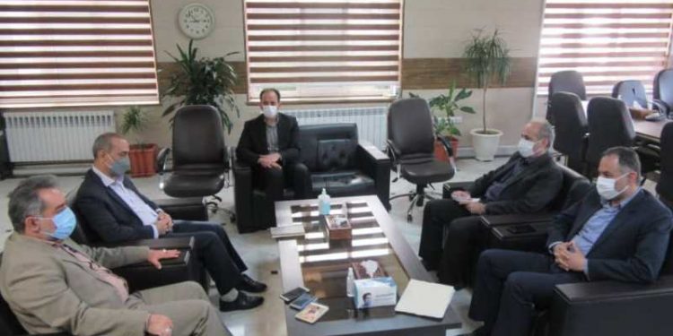 دیدار مدیرعامل شرکت شهرک های صنعتی گیلان با فرماندار شهرستان رودسر