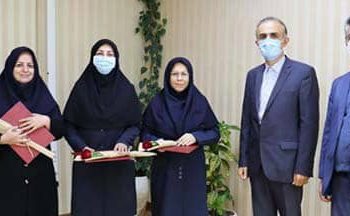 تقدیر از ماماهای اداره کل بیمه سلامت گیلان
