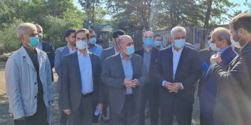 بازدید استاندار گیلان از طرح توسعه بیمارستان‌ پورسینای رشت