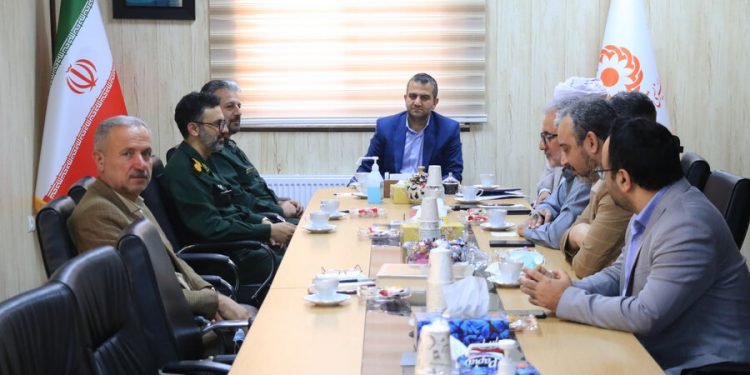 دیدار مسئول بسیج ادارات و کارمندان سپاه قدس گیلان با سرپرست بهزیستی گیلان