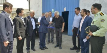 تقدیر مدیر کل صمت گیلان و معاون اقتصادی سازمان منطقه آزاد انزلی از واحد های تولیدی صادرات محور