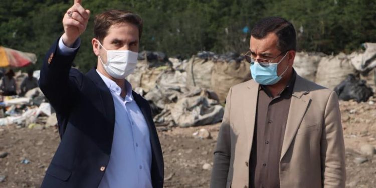 نظارت بر عملیات اجرایی پروژه بهسازی و تصفیه خانه سراوان توسط شهردار رشت و نماینده مجلس