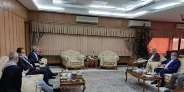 دیدار مسوولان سازمان برنامه و بودجه کشور با استاندار گیلان