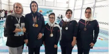 مدال‌های رنگارنگ حاصل تلاش بانوان شناگر گیلانی در مسابقات کم‌بینایان کشور