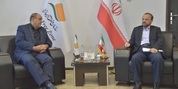 دیدار ناظر گمرکات استان گیلان با مدیر عامل سازمان منطقه آزاد انزلی