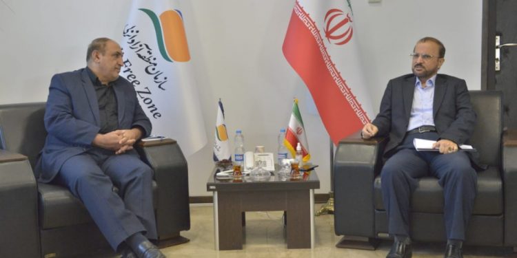 دیدار ناظر گمرکات استان گیلان با مدیر عامل سازمان منطقه آزاد انزلی