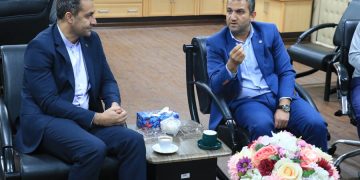 دیدار مدیر شعب بانک مهر ایران در استان گیلان با مدیرکل بهزیستی گیلان