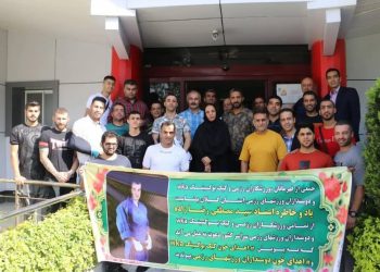 پویش اهدای خون توسط جامعه ورزش های رزمی گیلان برگزار شد