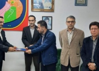 آئین تکریم و معارفه ناظر اداره مخابرات شهرستان شفت برگزار شد