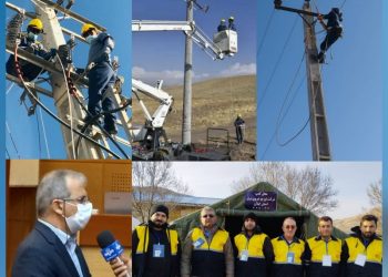 حضور اکیپ شرکت توزیع نیروی برق استان گیلان در مانور عملیاتی سطح ۱ شمال غرب کشور