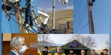 حضور اکیپ شرکت توزیع نیروی برق استان گیلان در مانور عملیاتی سطح ۱ شمال غرب کشور