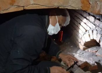 یک سازه تاریخی زیرزمینی در لنگرود کشف شد