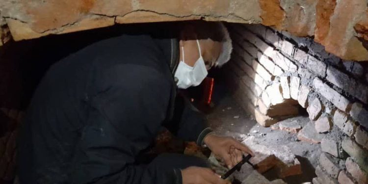 یک سازه تاریخی زیرزمینی در لنگرود کشف شد