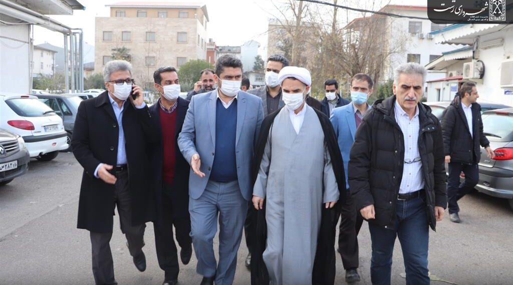 بازدید رئیس کل دادگستری گیلان بهمراه سرپرست شهرداری رشت از مرکز آموزشی و درمانی رازی رشت