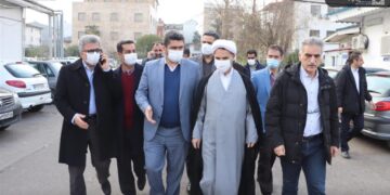 بازدید رئیس کل دادگستری گیلان بهمراه سرپرست شهرداری رشت از مرکز آموزشی و درمانی رازی رشت