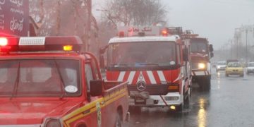 مانور آمادگی ستاد بحران شهرداری لاهیجان برگزار شد