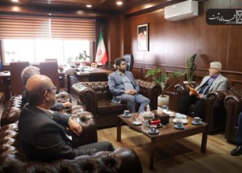 دیدار سرپرست شهرداری رشت با کادر مدیریتی انجمن معلولین بینایی گیلان