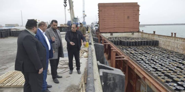 بازدید مدیرعامل سازمان از سه کشتی صادراتی از بندرکاسپین به مقاصد کشورهای روسیه، ترکمنستان و آذربایجان