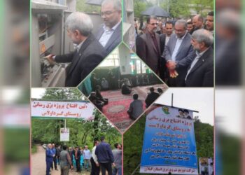 بیش از ۲۰ خانوار یک روستا در شهرستان فومن برق دار شدند