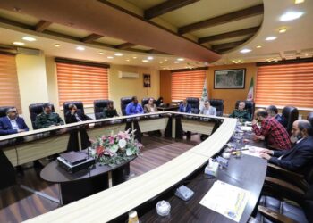 دیدار اعضای شورای اسلامی شهر رشت با فرمانده سپاه رشت