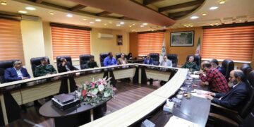 دیدار اعضای شورای اسلامی شهر رشت با فرمانده سپاه رشت