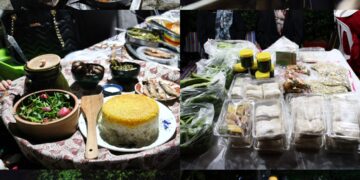 گزارش تصویری جشنواره غذاهای سنتی؛ بازی ها و آیین های بومی؛ محلی صومعه سرا (شهر ابریشم)