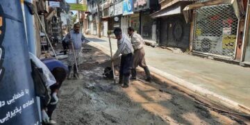 آغاز عملیات عمرانی بازار پردسر لاهیجان