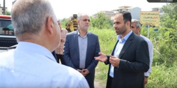 پیگیری میدانی شهردار رشت و دادستان مرکز استان گیلان از پروژه‌ کانال ژ ۵