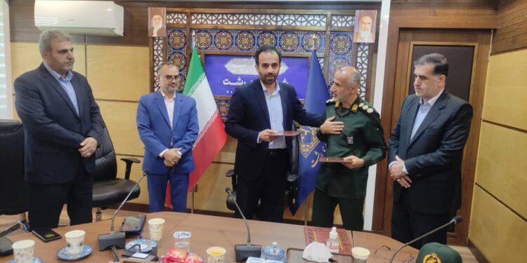 انعقاد تفاهم نامه همکاری سپاه و مجموعه مدیریت شهری پیرامون زیباسازی و فضاسازی در مناسبت ها