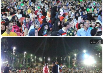 نخستین ضیافت یک کیلومتری عید غدیر در پیاده‌ راه فرهنگی رشت  برپا شد