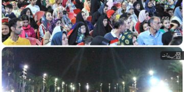 نخستین ضیافت یک کیلومتری عید غدیر در پیاده‌ راه فرهنگی رشت  برپا شد