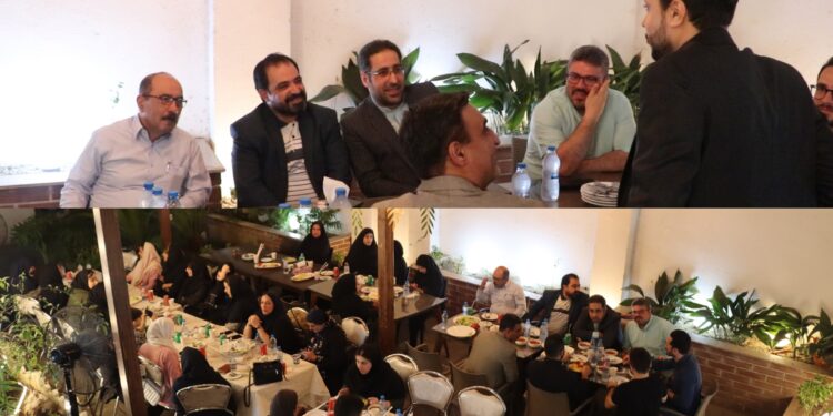 تجلیل مدیر عامل شرکت پایش فناوریهای معمارانه رشت ل از اصحاب رسانه