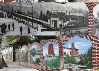 تصاویر لاهیجان قدیم تا امروز دیوارنگاری شد