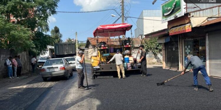 روزانه ۵۰۰ تن آسفالت برای استفاده در معابر شهر رشت تولید می شود