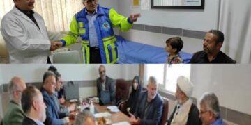 بازدید رئیس دانشگاه علوم پزشکی در قالب شورای سلامت استان از مراکز درمانی سیاهکل و دیلمان