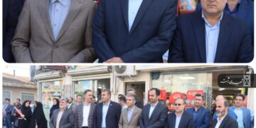 بازدید اعضای شورای اسلامی شهر و شهردار از بازگشایی خیابان سعدی _ خیابان سرگل