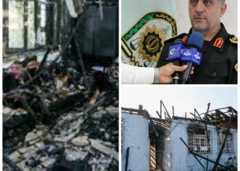 دستگیری متهم آتش سوزی کمپ ترک اعتیاد لنگرود دقایقی پیش توسط پلیس
