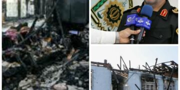 دستگیری متهم آتش سوزی کمپ ترک اعتیاد لنگرود دقایقی پیش توسط پلیس