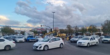 فرآیند اصلاح هندسی تقاطع ولیعصر (عج) با سرعت در حال اجراست