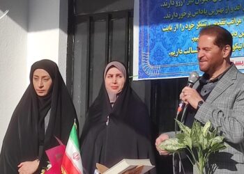 همت والای سردار اکبر فردوسی در رشت برای بهسازی مدارس