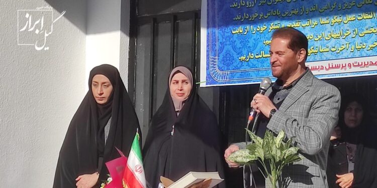 همت والای سردار اکبر فردوسی در رشت برای بهسازی مدارس