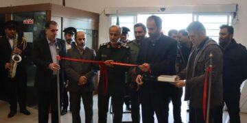 گشایش نمایشگاه کاریکاتور مقاومت مردم غزه با حضور اعضای شورا و شهردار رشت