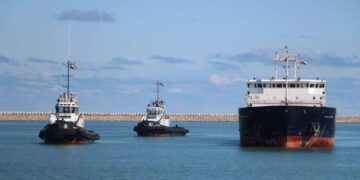 رکوردی جدید در مجتمع بندری کاسپین، ۵ کشتی و ۱۳ هزار تن کالای وارداتی و صادراتی