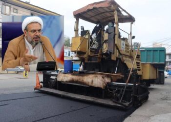 کارخانه تولید آسفالت شهرداری با پیگیری رئیس و اعضای شورا و شهردار رشت راه اندازی شد