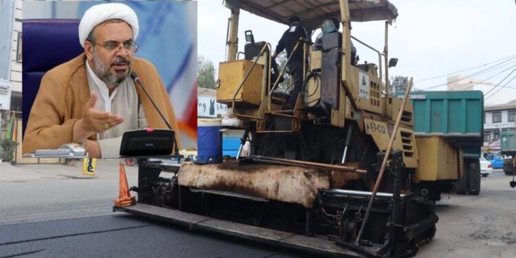 کارخانه تولید آسفالت شهرداری با پیگیری رئیس و اعضای شورا و شهردار رشت راه اندازی شد